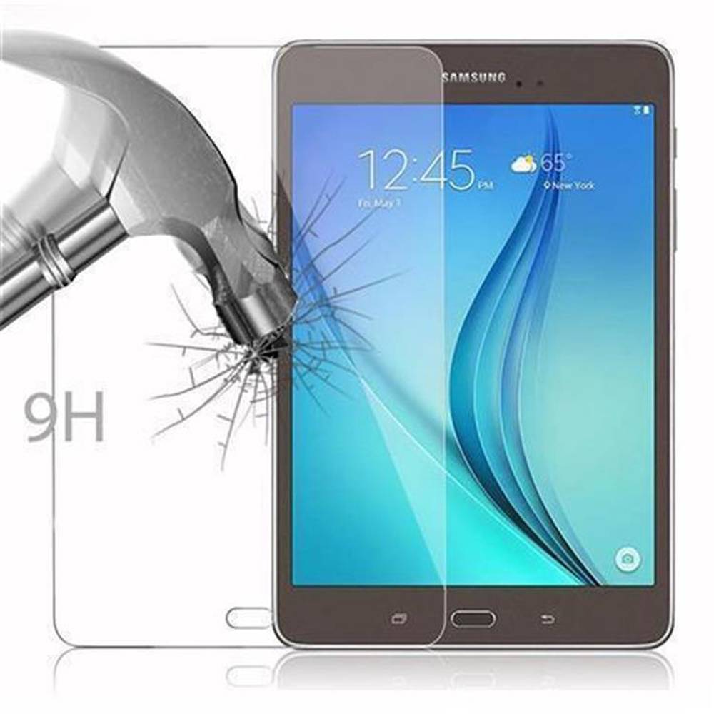 Cadorabo Panzer Folie für Samsung Galaxy Tab A (8 Zoll) in Transparent Schutzfolie Tablet Gehärtetes Tempered