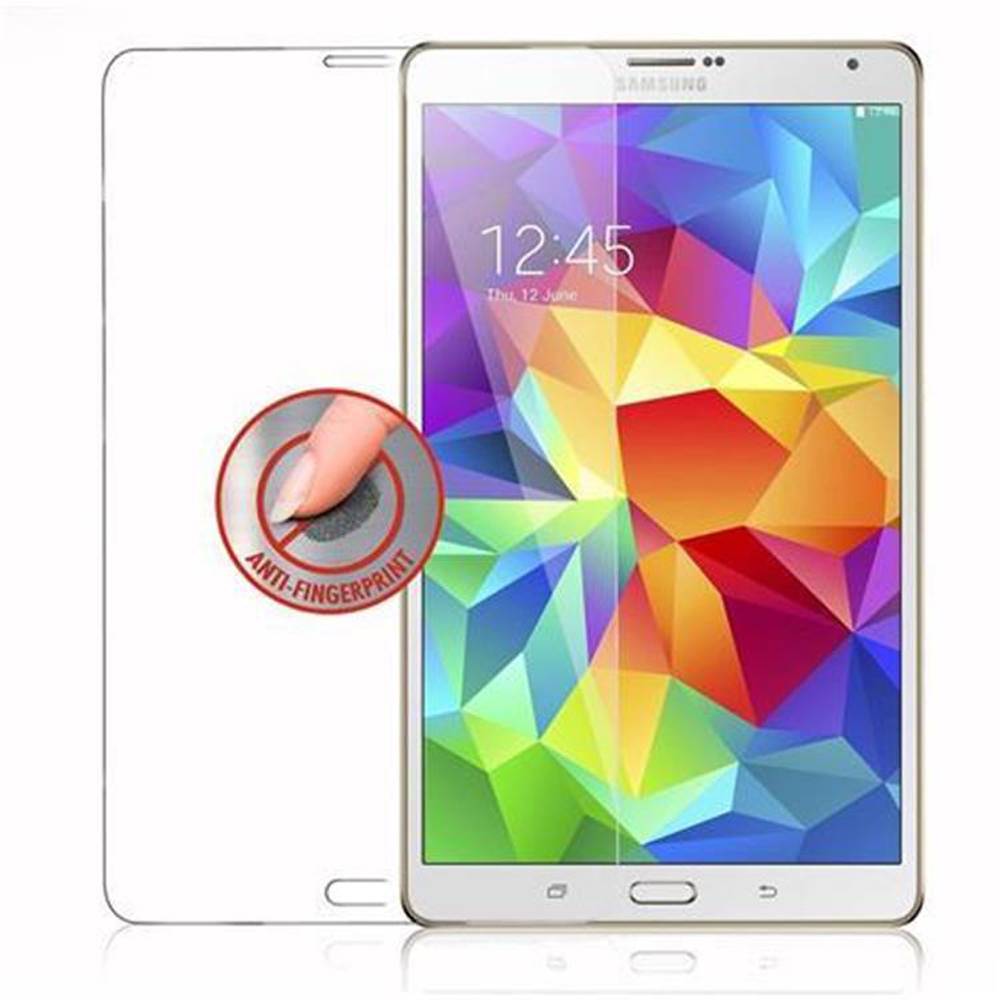 Cadorabo Panzer Folie für Samsung Galaxy Tab S (8,4 Zoll) in Transparent Schutzfolie Tablet Gehärtetes Tempered