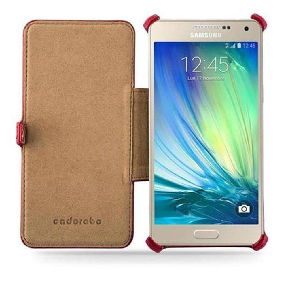 Cadorabo Schutzhülle für Samsung Galaxy A3 2015 Hülle in Rot Handyhülle Etui Case Cover Tasche