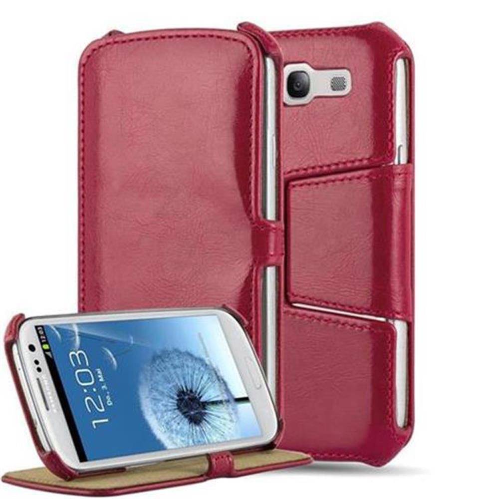 Cadorabo Schutzhülle für Samsung Galaxy S3 / S3 NEO Hülle in Rot Handyhülle Etui Case Cover Tasche