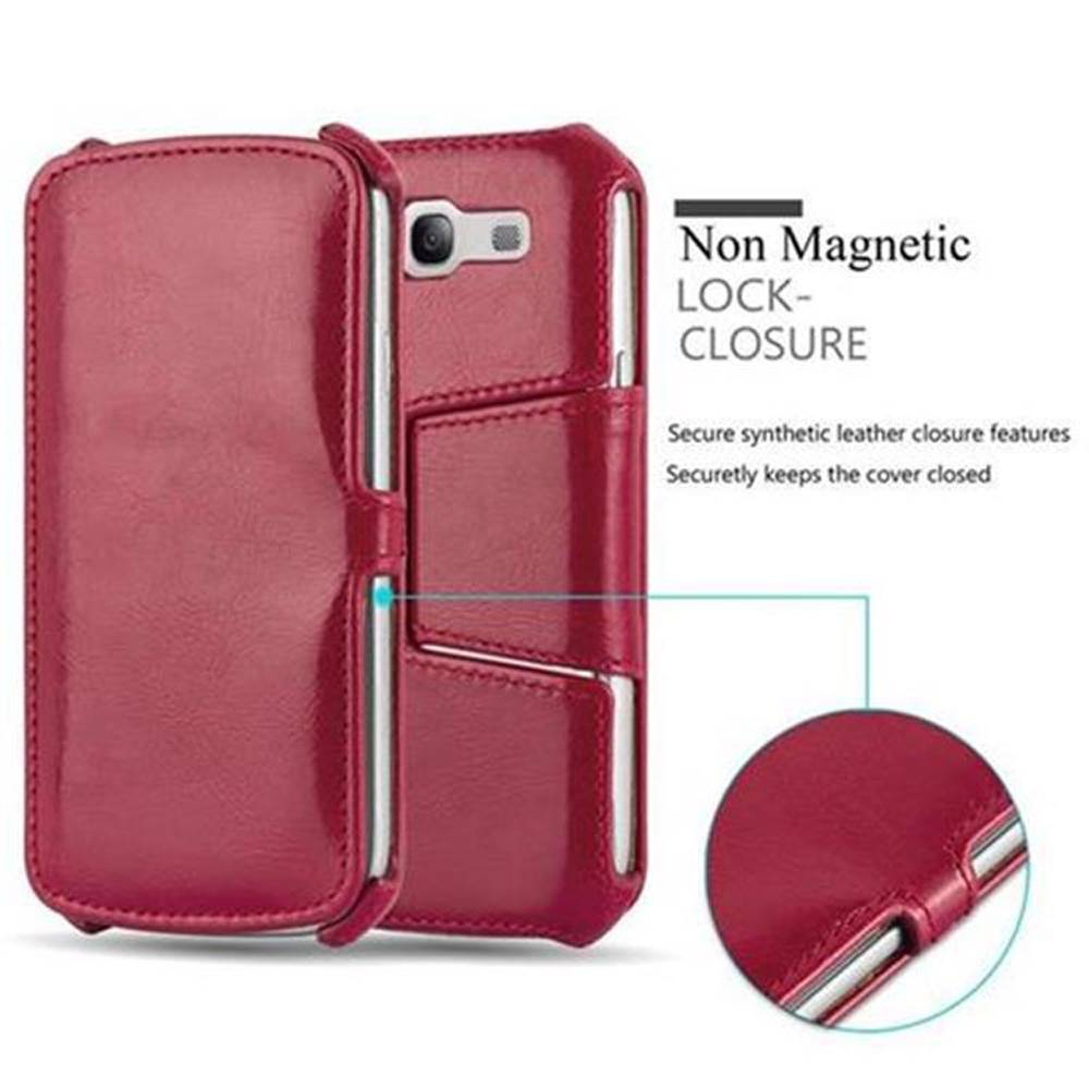 Cadorabo Schutzhülle für Samsung Galaxy S3 / S3 NEO Hülle in Rot Handyhülle Etui Case Cover Tasche