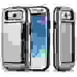 Cadorabo Schutzhülle für Samsung Galaxy S3 / S3 NEO Hülle in Silber Outdoor Hybrid Hard Case Cover Handyhülle Etui Heavy