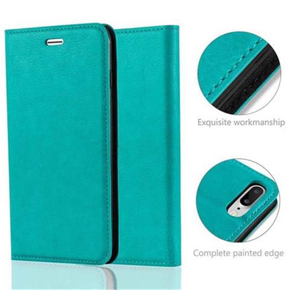 Cadorabo Hülle für Apple iPhone 7 PLUS / 7S PLUS / 8 PLUS Schutz Hülle in Türkis Handyhülle Etui Case Cover