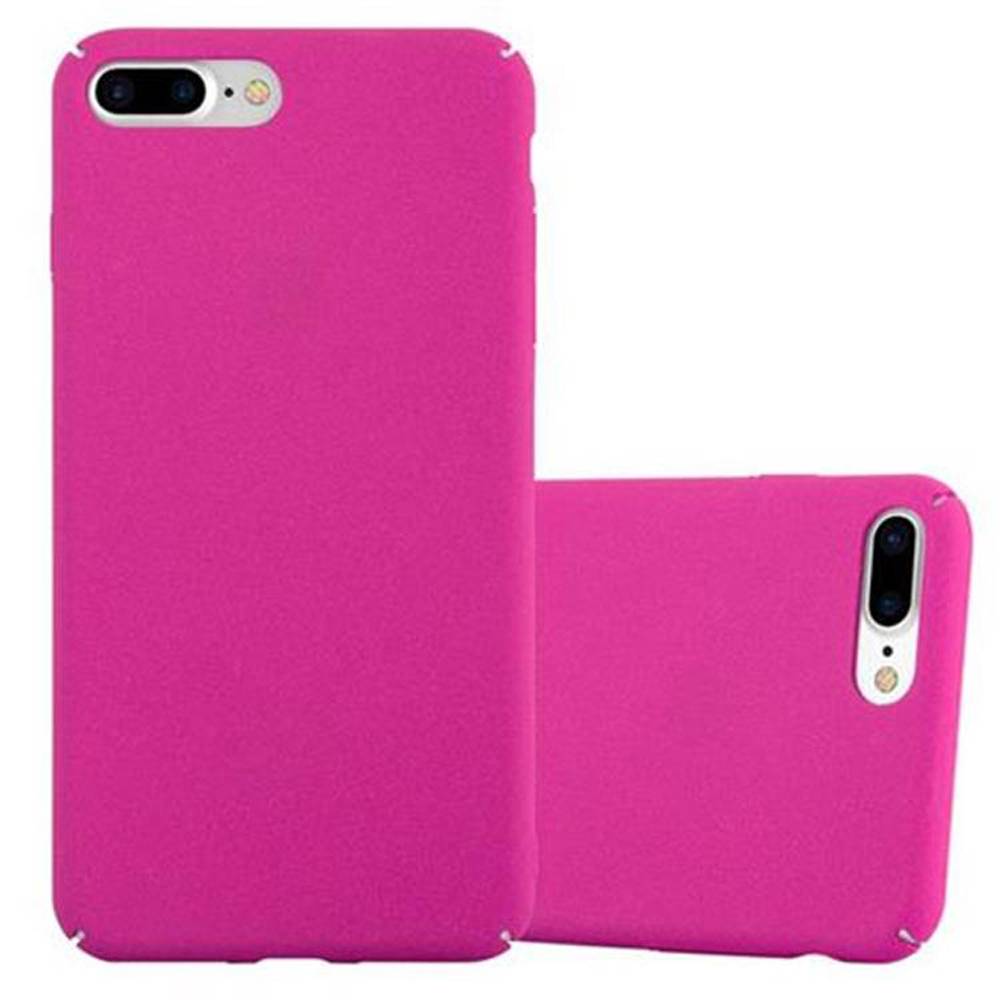 Cadorabo Schutzhülle für Apple iPhone 7 PLUS / 7S PLUS / 8 PLUS Hülle in Pink Etui Hard Case Handyhülle Cover