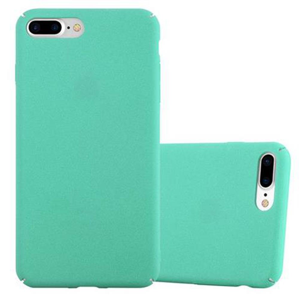 Cadorabo Schutzhülle für Apple iPhone 7 PLUS / 7S PLUS / 8 PLUS Hülle in Grün Etui Hard Case Handyhülle Cover