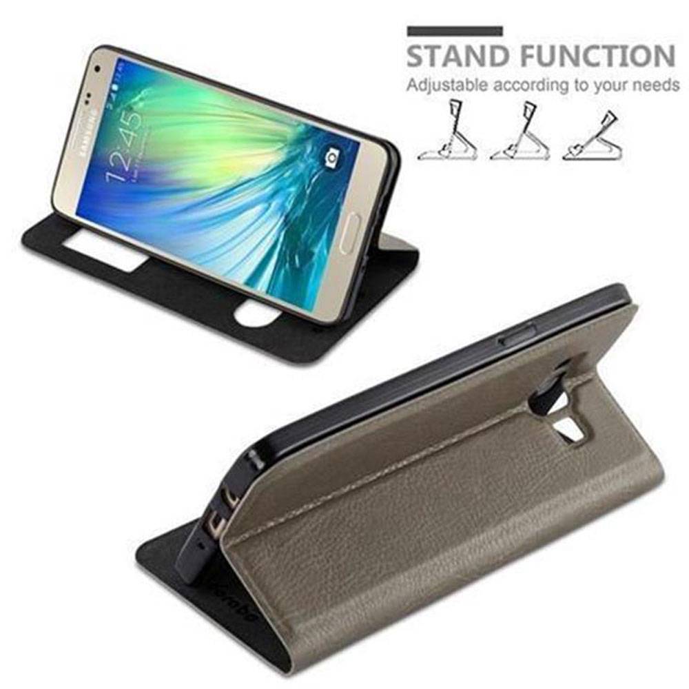 Cadorabo Schutzhülle für Samsung Galaxy A5 2015 Hülle in Braun Handyhülle Book Case Cover Etui
