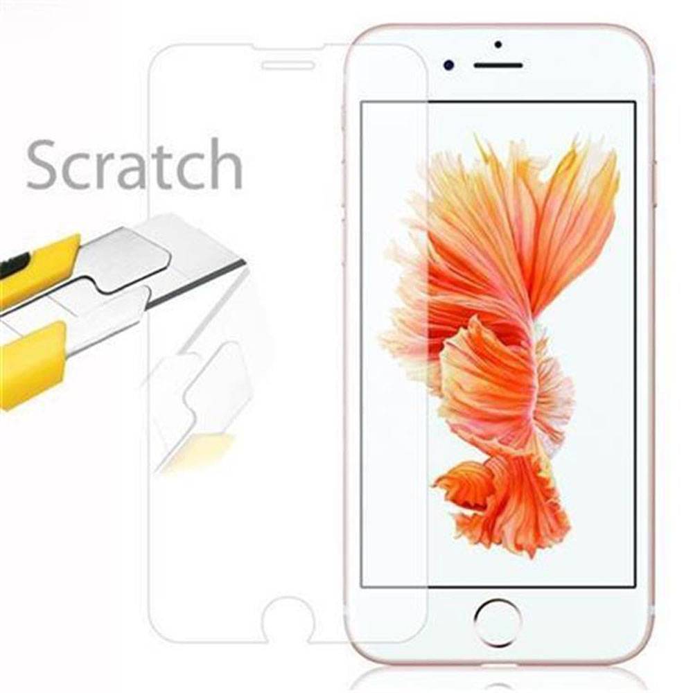 Cadorabo Panzer Folie für Apple iPhone PLUS 8 / 7 / 7S Schutzfolie in Transparent Gehärtetes Tempered Display-Schutzglas