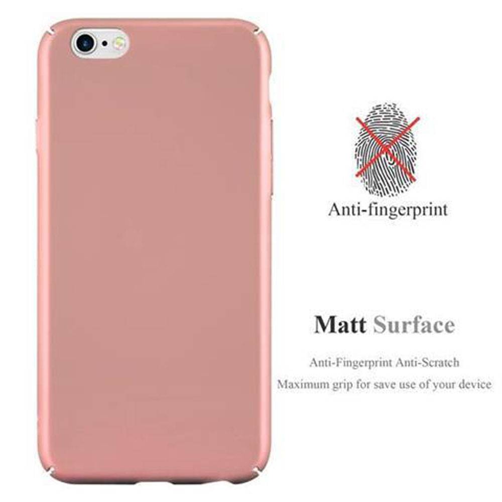 Cadorabo Hülle für Apple iPhone 6 PLUS / 6S PLUS Schutzhülle in Rosa Hard Case Handy Hülle Etui