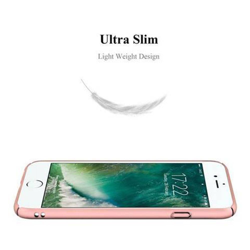 Cadorabo Hülle für Apple iPhone 6 PLUS / 6S PLUS Schutzhülle in Rosa Hard Case Handy Hülle Etui