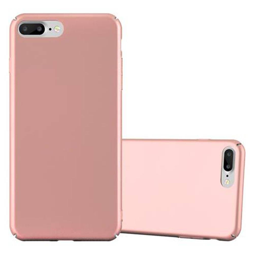Cadorabo Hülle für Apple iPhone 7 PLUS / 7S PLUS / 8 PLUS Schutzhülle in Rosa Hard Case Handy Hülle Etui