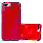 Cadorabo Hülle für Apple iPhone 7 PLUS / 7S PLUS / 8 PLUS Schutzhülle in Rot Hard Case Handy Hülle Etui