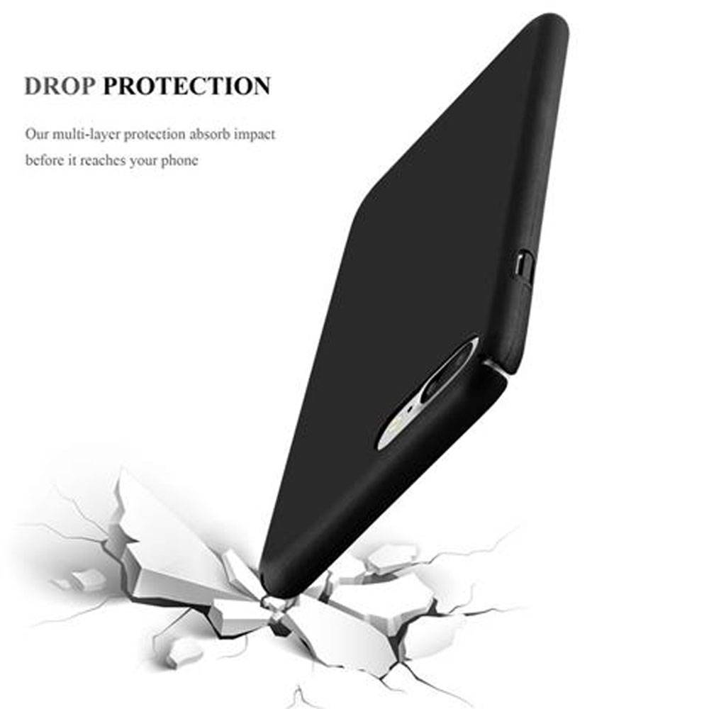 Cadorabo Hülle für Apple iPhone 7 PLUS / 7S PLUS / 8 PLUS Schutzhülle in Schwarz Hard Case Handy Hülle Etui