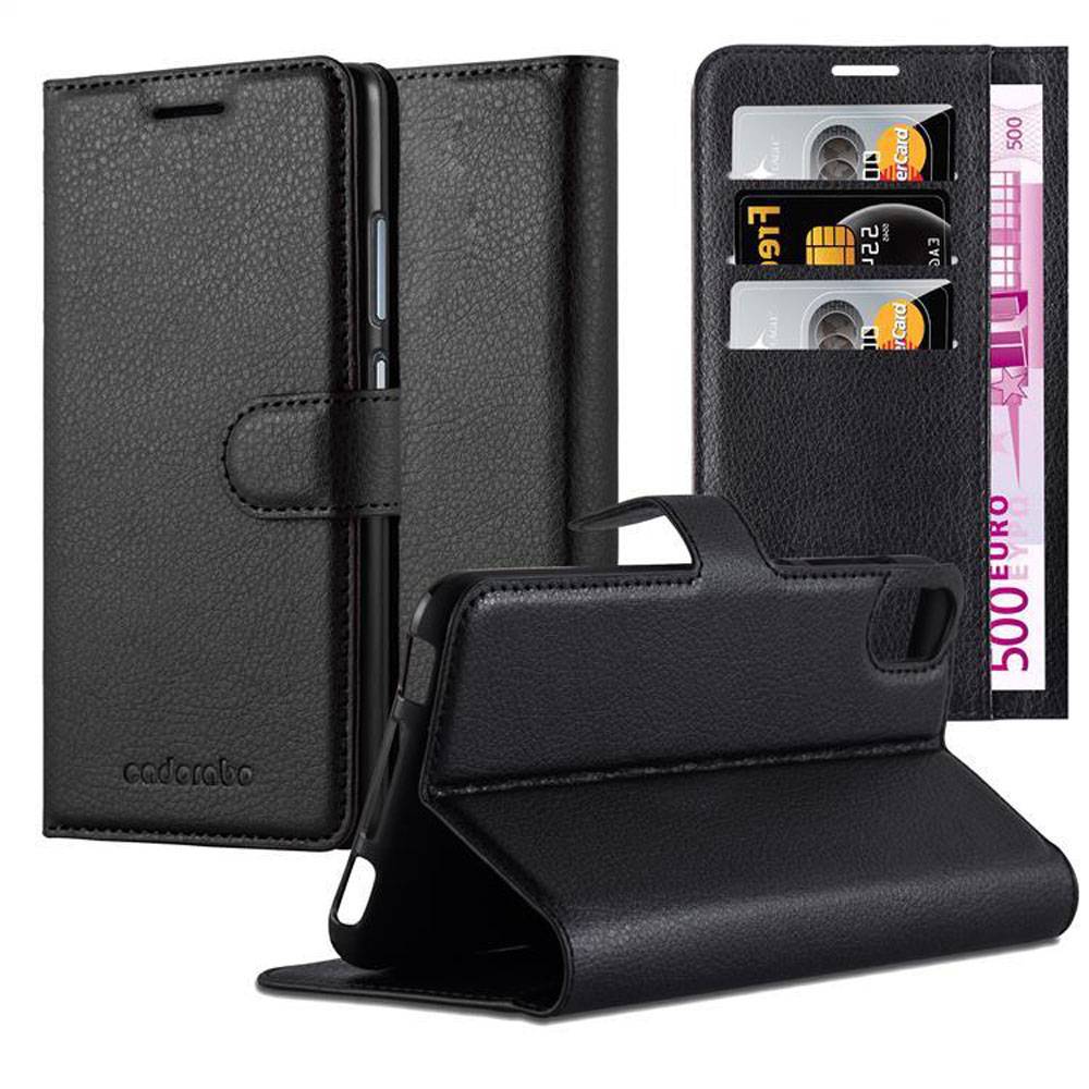 Cadorabo Hülle für HTC Desire 10 LIFESTYLE / Desire 825 Schutz Hülle in Schwarz Handyhülle Etui Case Cover