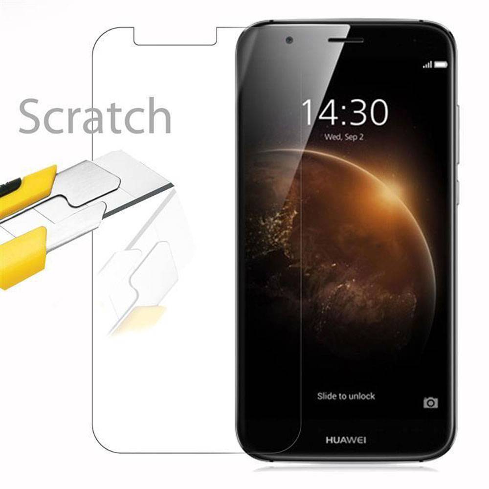 Cadorabo Panzer Folie für Huawei G7 PLUS / G8 / GX8 Schutzfolie in Transparent Gehärtetes Tempered Display-Schutzglas