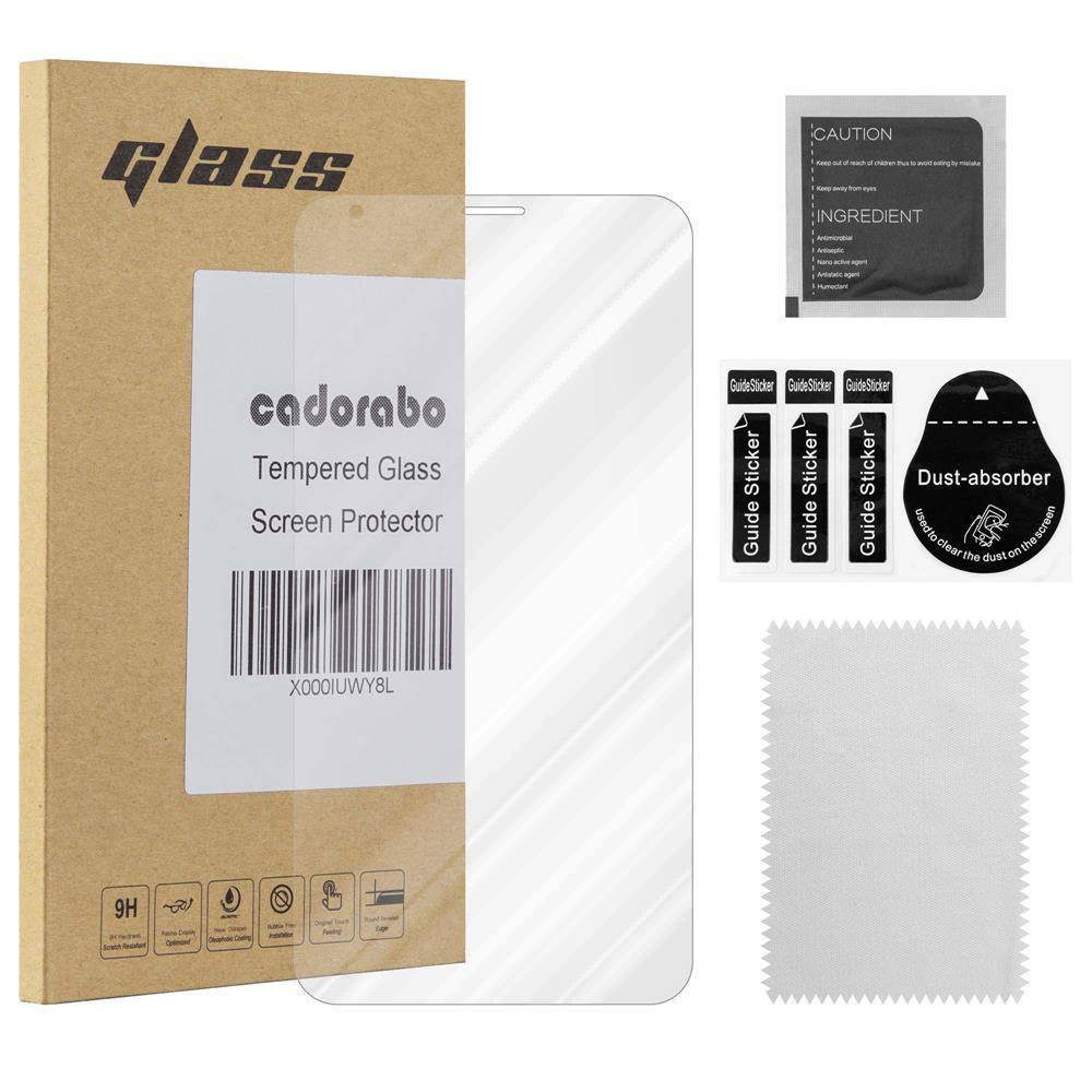 Cadorabo Panzer Folie für LG V30 / V30+ / V30S / V30S+ Schutzfolie in Transparent Gehärtetes Tempered Display-Schutzglas