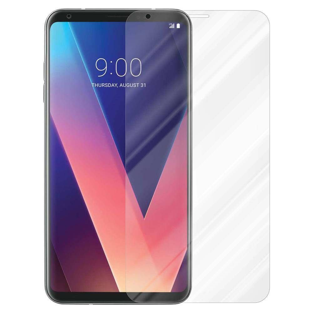 Cadorabo Panzer Folie für LG V30 / V30+ / V30S / V30S+ Schutzfolie in Transparent Gehärtetes Tempered Display-Schutzglas