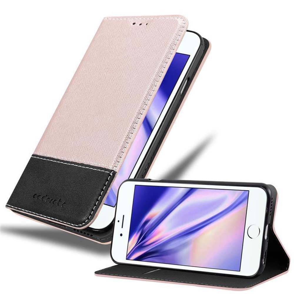 Cadorabo Hülle für Apple iPhone 6 PLUS / 6S PLUS Schutzhülle in Rosa SHandyhülle Book Case Etui Kunstleder