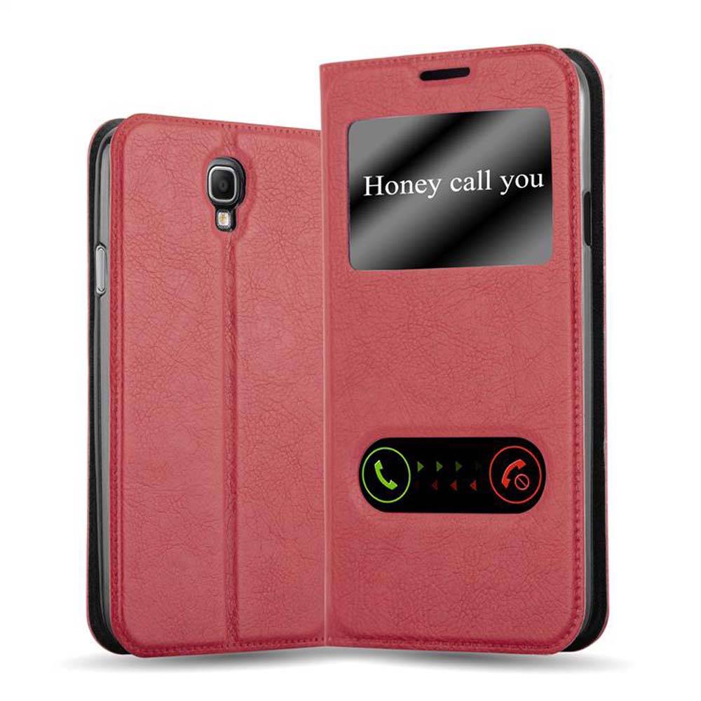 Cadorabo Schutzhülle für Samsung Galaxy NOTE 3 NEO Hülle in Rot Handyhülle Book Case Cover Etui