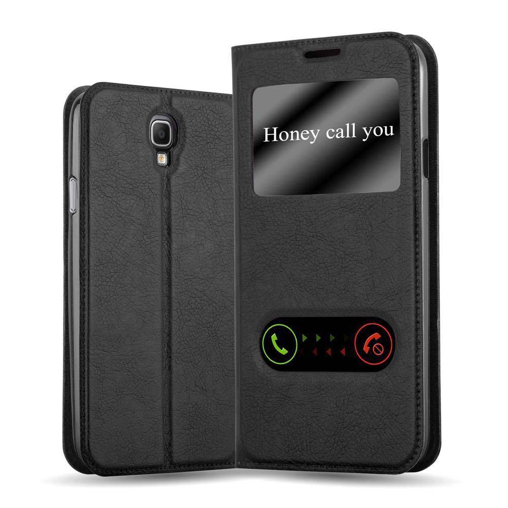 Cadorabo Schutzhülle für Samsung Galaxy NOTE 3 NEO Hülle in Schwarz Handyhülle Book Case Cover Etui