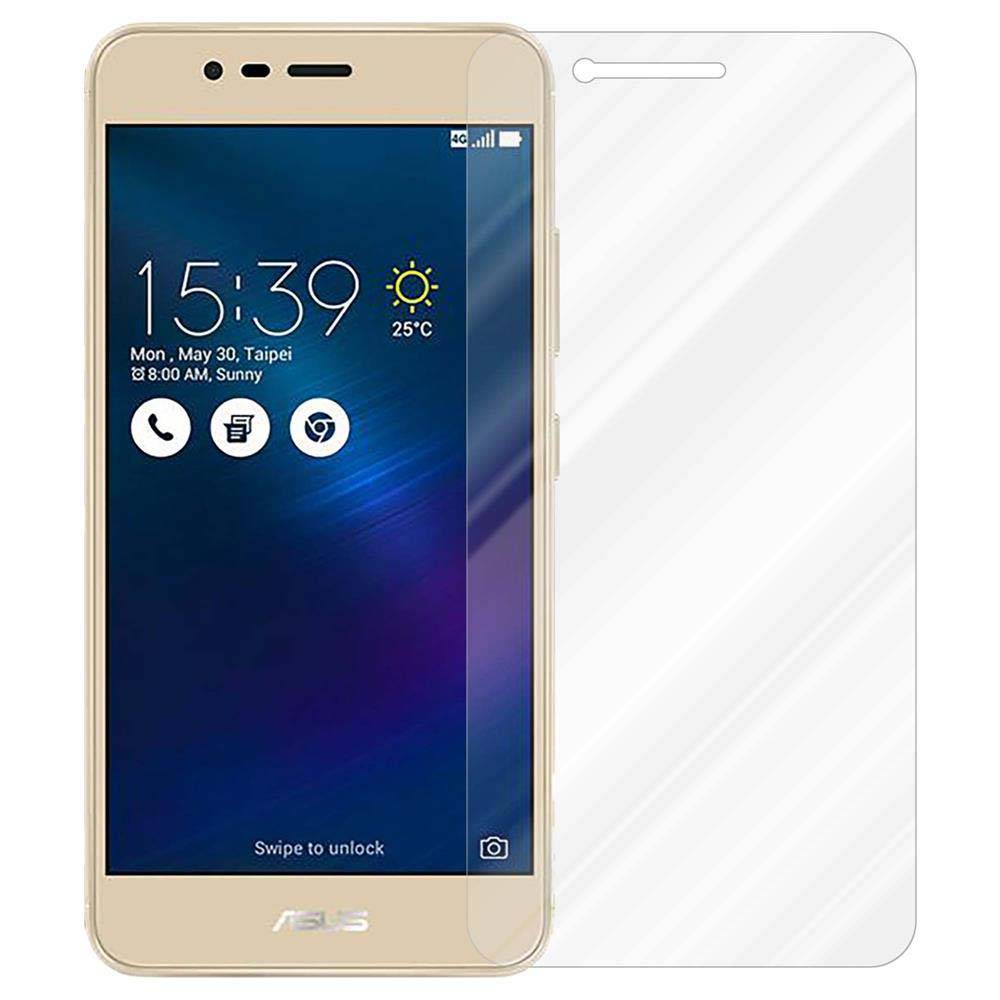 Cadorabo Panzer Folie für Asus ZenFone 3 MAX (5,2 Zoll) Schutzfolie in Transparent Gehärtetes Tempered
