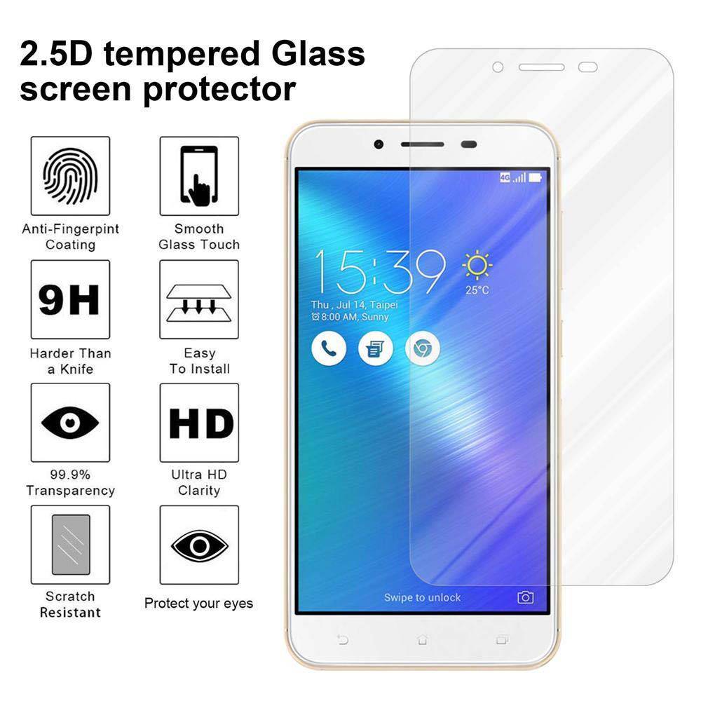 Cadorabo Panzer Folie für Asus ZenFone 3 MAX (5,5 Zoll) Schutzfolie in Transparent Gehärtetes Tempered