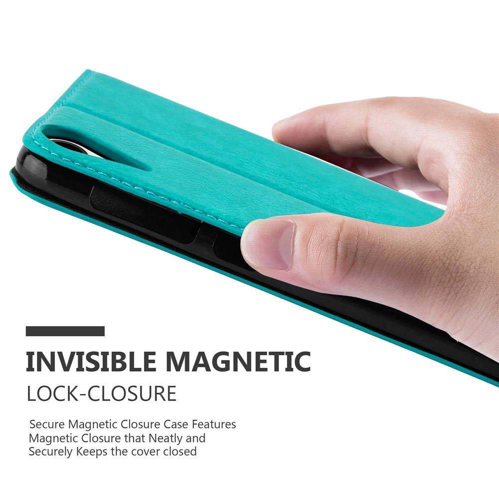 Cadorabo Hülle für HTC Desire 10 LIFESTYLE / Desire 825 Schutz Hülle in Türkis Handyhülle Etui Case Cover
