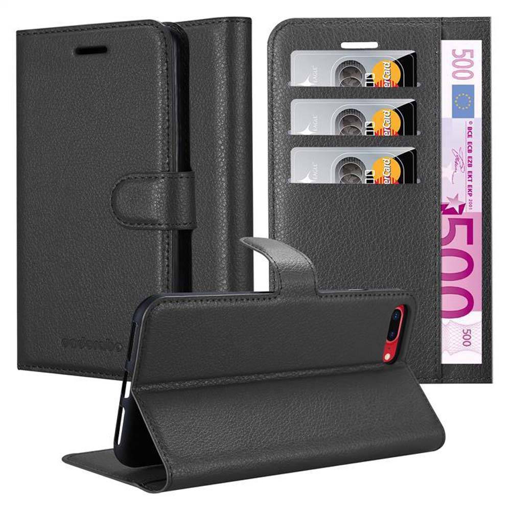 Cadorabo Hülle für Apple iPhone 7 PLUS / 7S PLUS / 8 PLUS Schutz Hülle in Schwarz Handyhülle Etui Case Cover