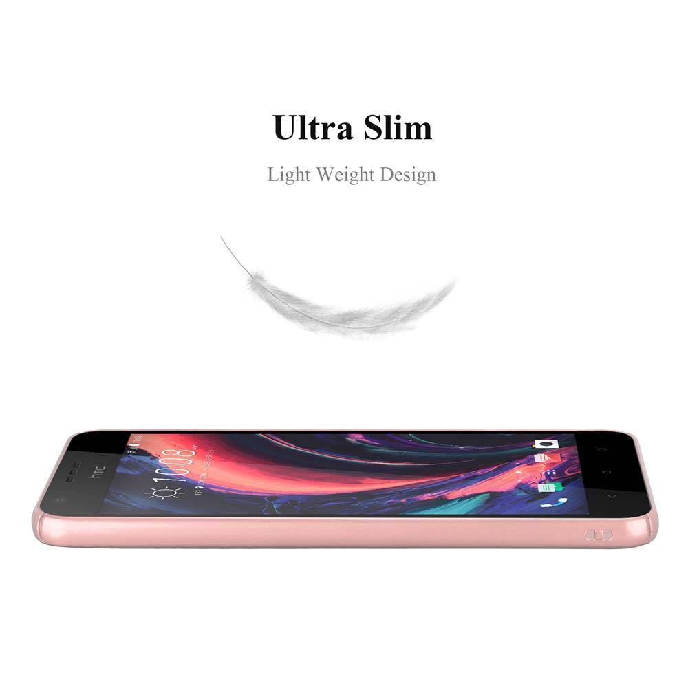 Cadorabo Hülle für HTC Desire 10 LIFESTYLE / Desire 825 Schutzhülle in Rosa Hard Case Handy Hülle Etui