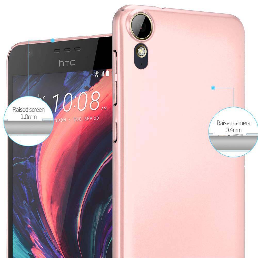 Cadorabo Hülle für HTC Desire 10 LIFESTYLE / Desire 825 Schutzhülle in Rosa Hard Case Handy Hülle Etui