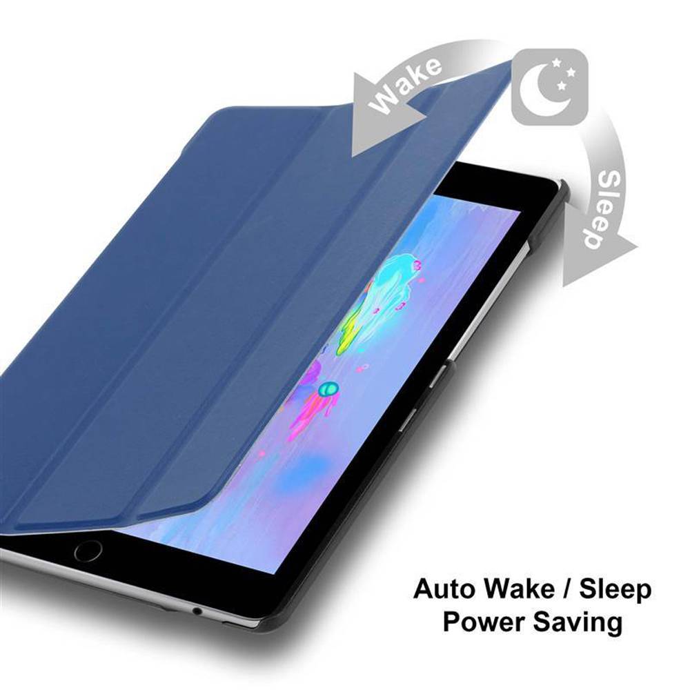 Cadorabo Schutzhülle für Apple iPad PRO (9.7 Zoll) Tablet Hülle in Blau Etui Case Cover Tasche Auto Wake up