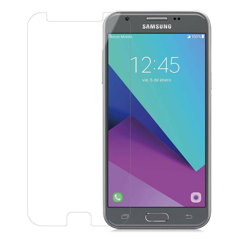 Cadorabo Folie für Samsung Galaxy J3 2017 in KRISTALL KLAR - Gehärtetes Display-Schutzglas (RETAIL PACKAGING)