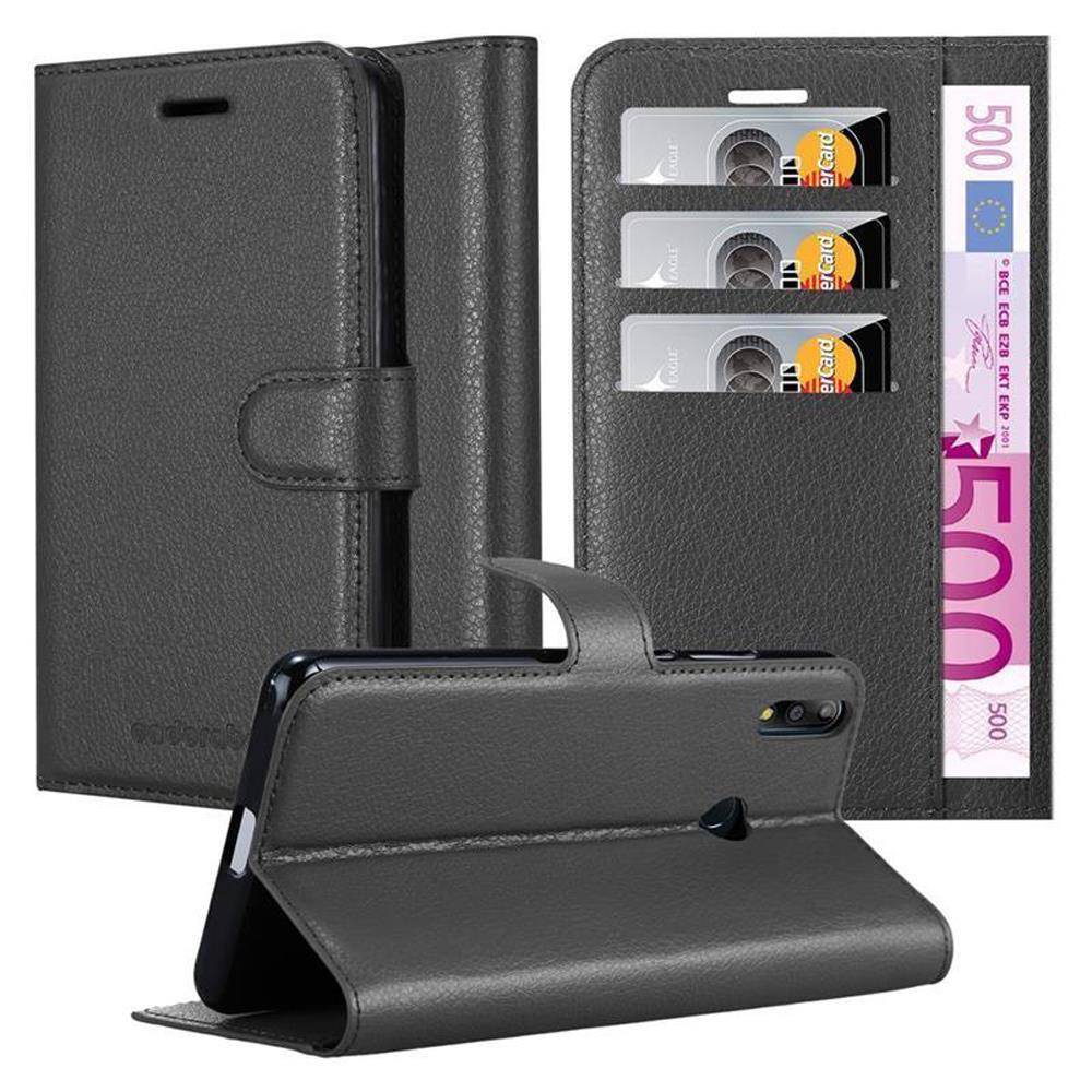 Cadorabo Hülle für Asus ZenFone MAX PRO M2 (6.3 Zoll) Schutz Hülle in Schwarz Handyhülle Etui Case Cover