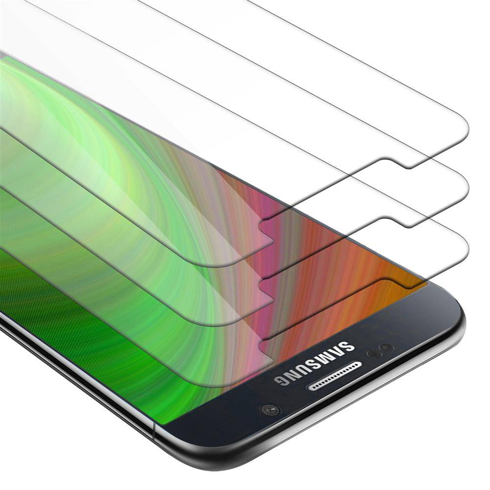 Cadorabo 3x Panzer Folie für Samsung Galaxy NOTE 5 Schutzfolie in Transparent Folie Tempered Display-Schutzglas