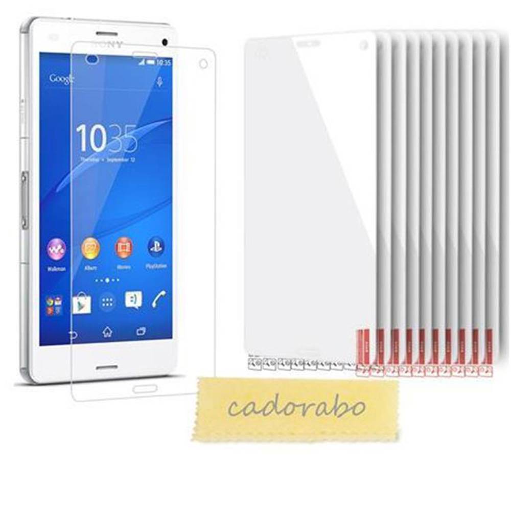 Cadorabo 10x Schutzfolie für Sony Xperia Z3 COMPACT Display-Schutzfolien in Weiß hochtransparent