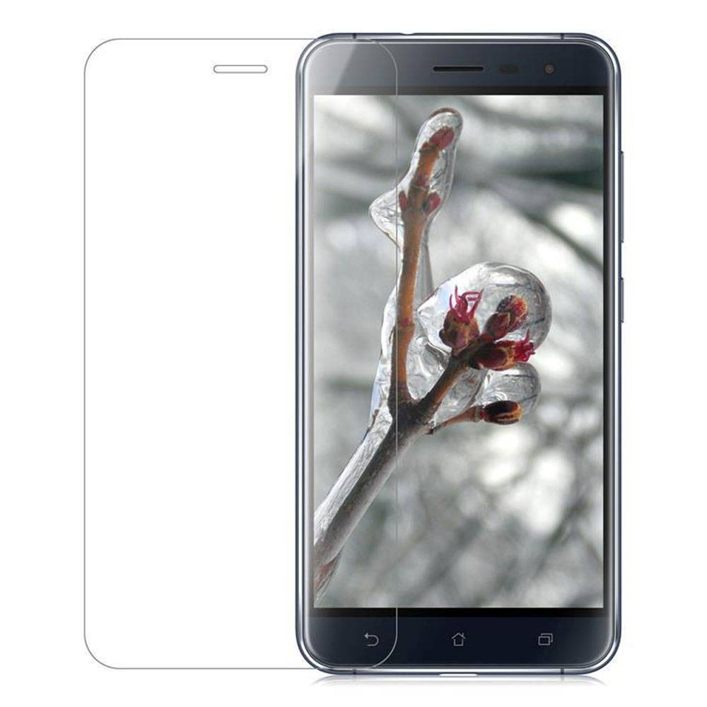 Cadorabo Panzer Folie für Asus ZenFone 3 (5.2 Zoll) Schutzfolie in Transparent Gehärtetes Tempered Display-Schutzglas