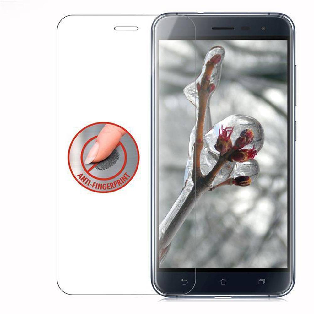 Cadorabo Panzer Folie für Asus ZenFone 3 (5.2 Zoll) Schutzfolie in Transparent Gehärtetes Tempered Display-Schutzglas