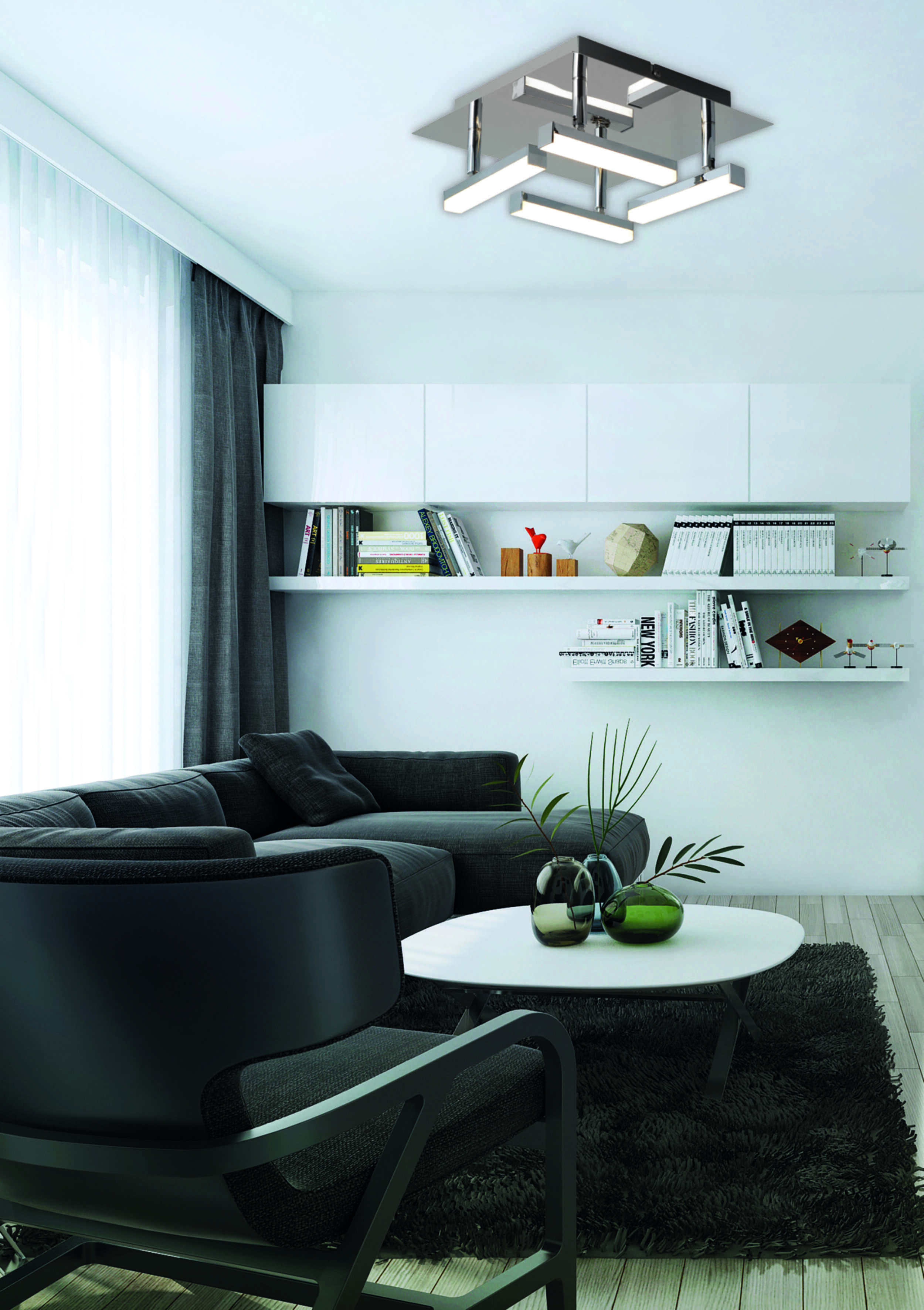 LED Deckenleuchte "TURIN" d:25cm