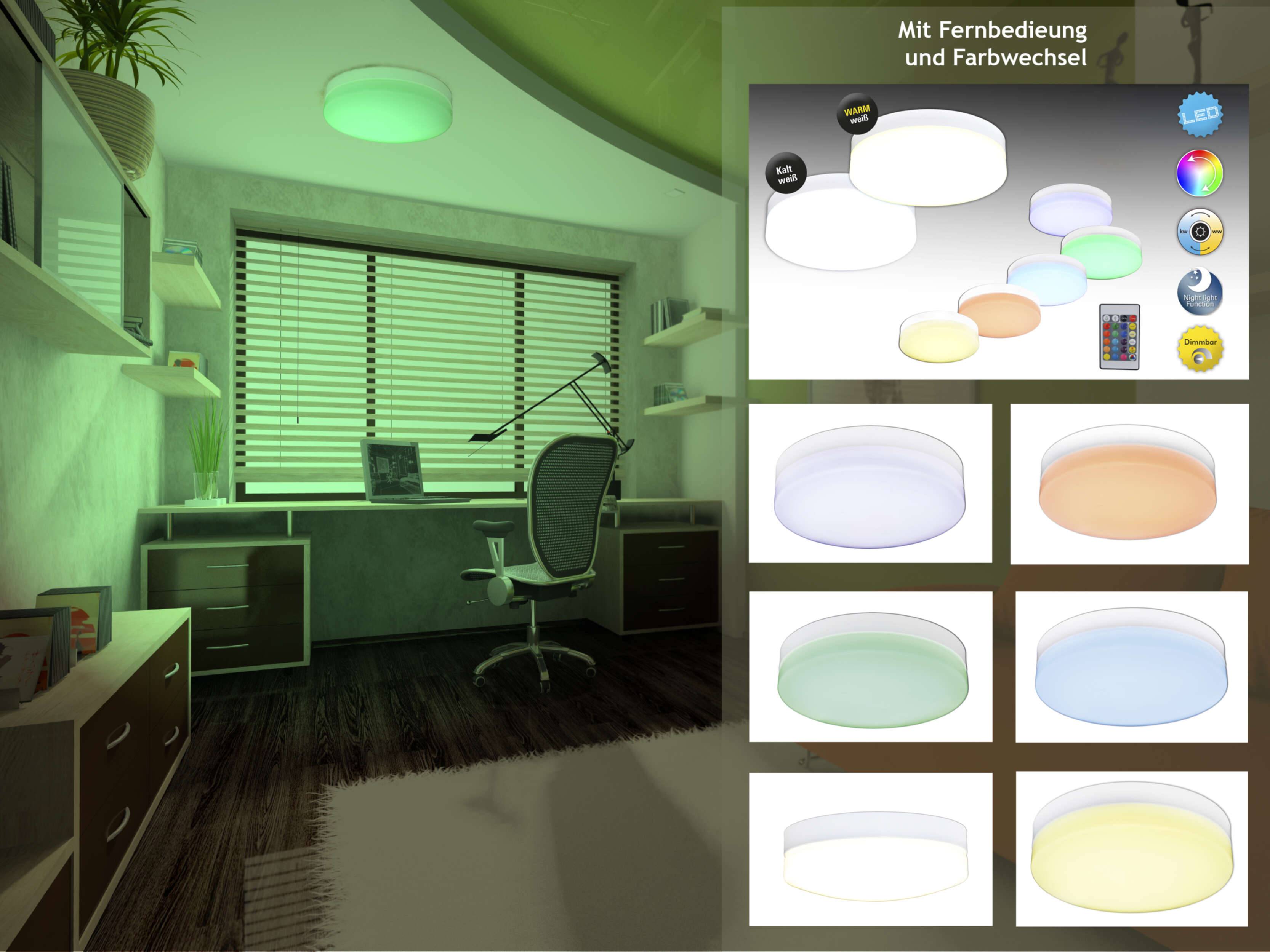 LED Deckenleuchte "COOL" Ø:25,5cm