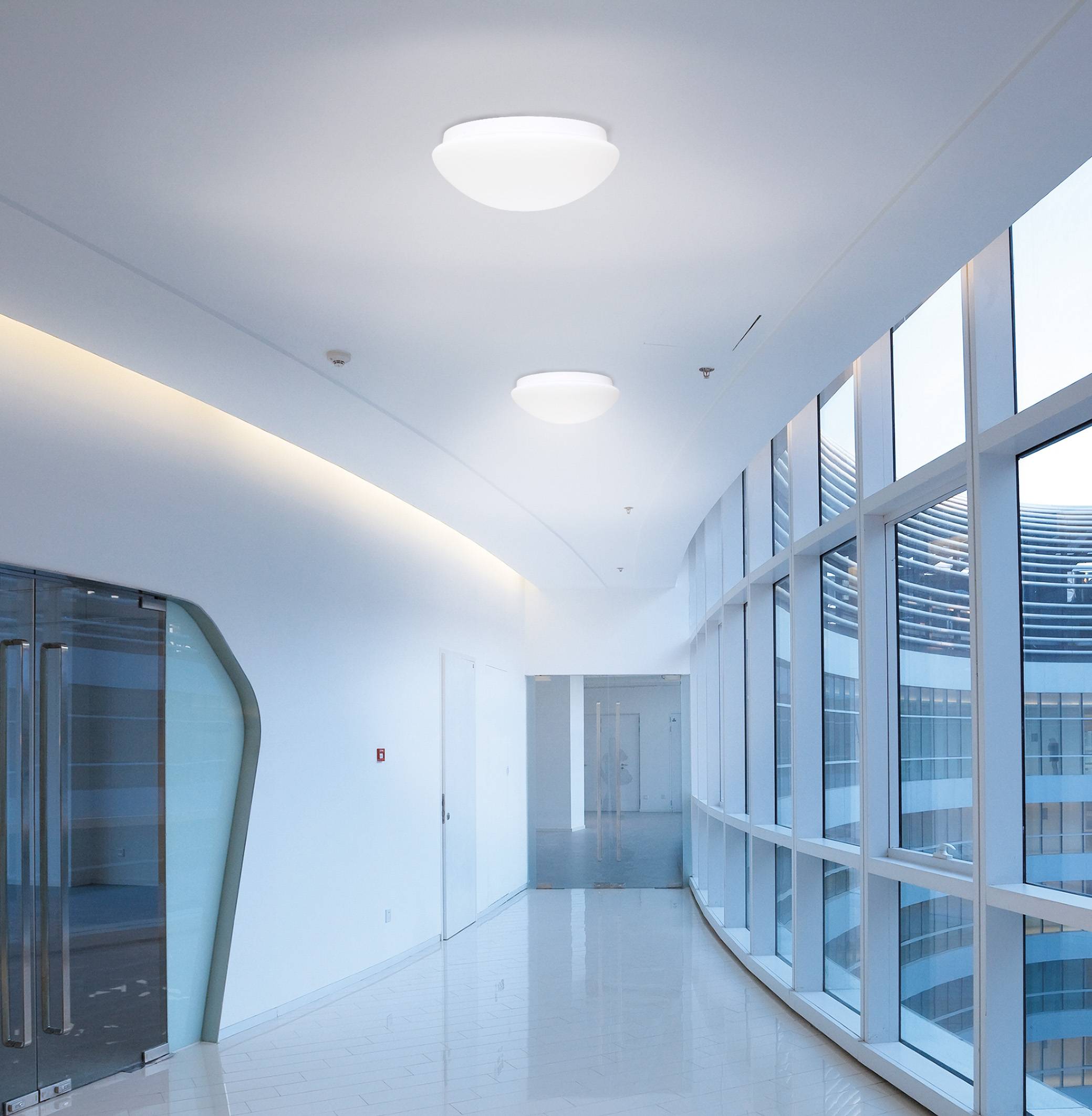 LED Wand- Deckenleuchte d:29cm "BEN"