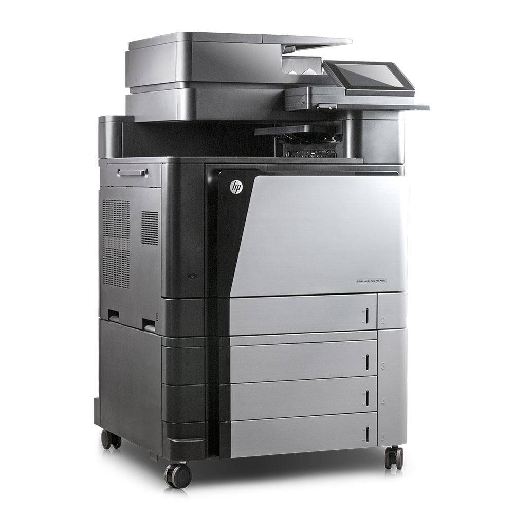 HP Color LaserJet M880z (Refurbished) AIO Drucker farbe (P/N: A2W75A, 500GB, 30 S/min., 1200 DPI, GigaBit, Touch)