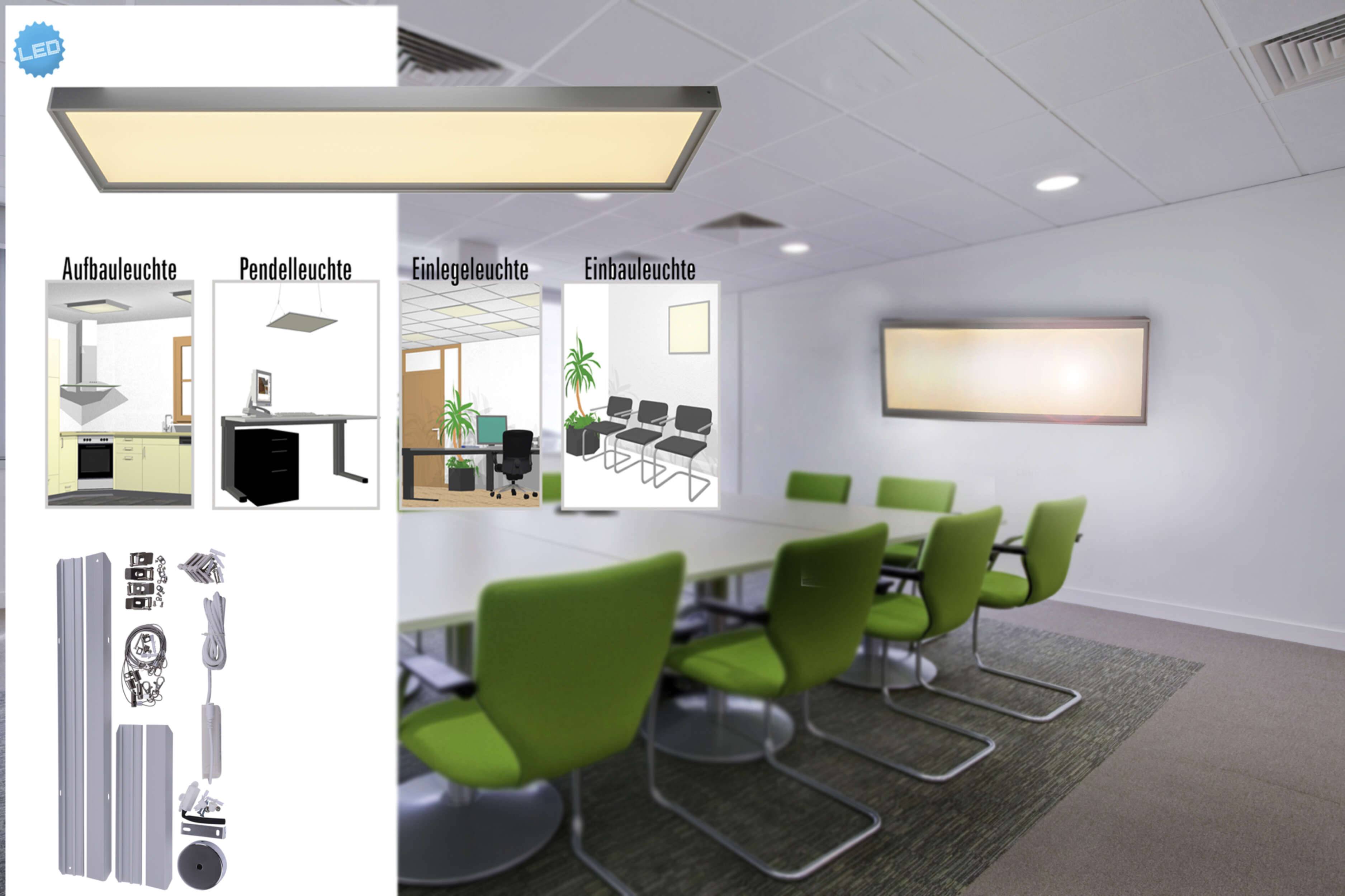 LED Panel zum Ein-/Aufbau "DIVERSITY"