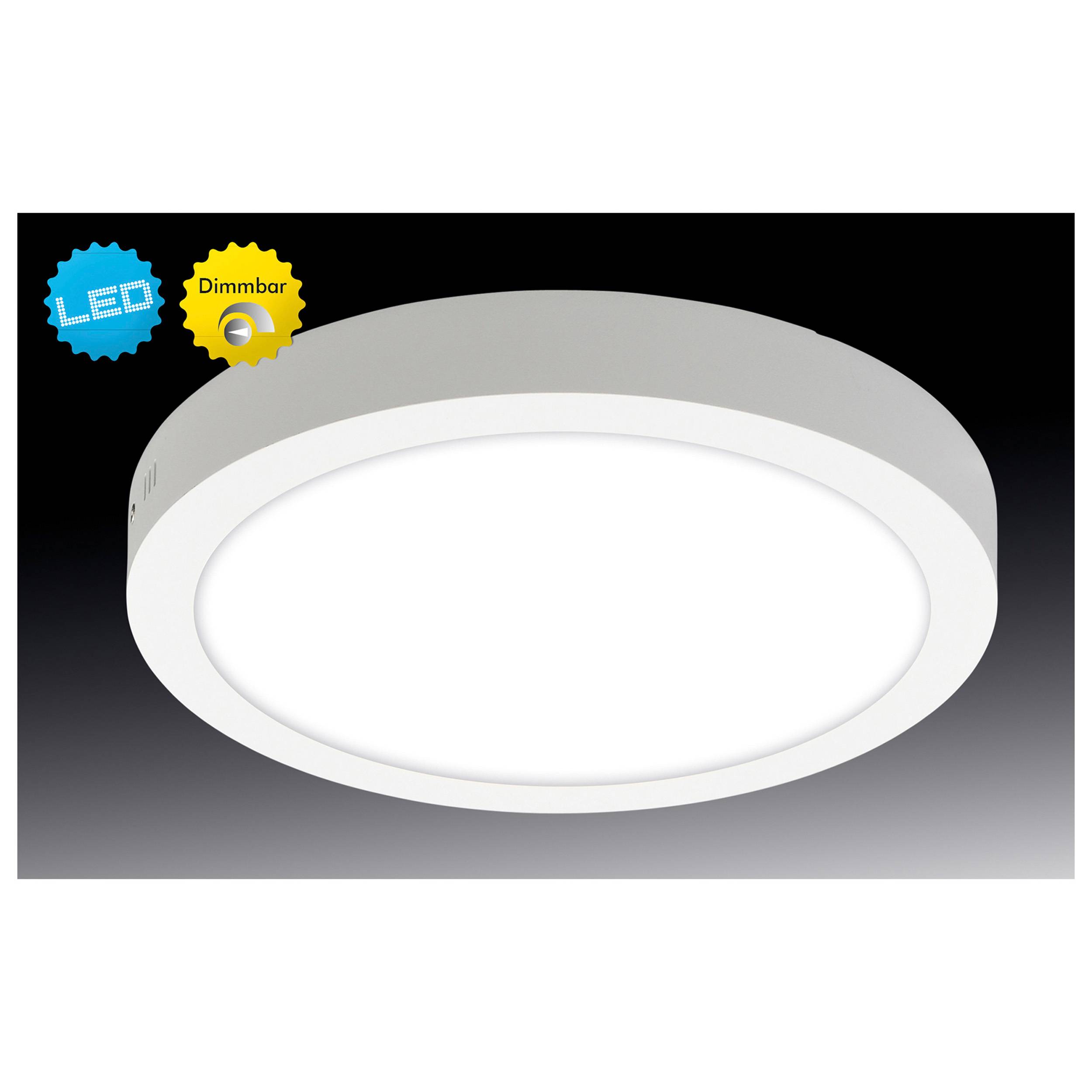 LED Aufbaupanel dimmbar "DIMPLEX" D: 30 cm