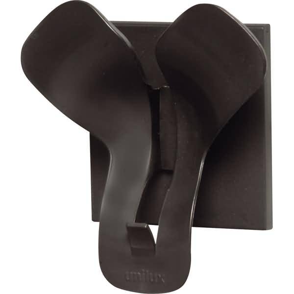 Garderobenhaken Trio magnetisch 3 Haken schwarz