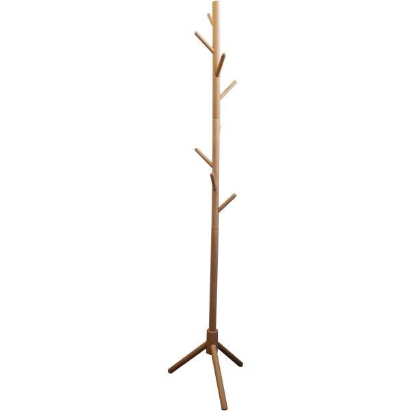 Garderobenständer Mikado 8 Kleiderhaken buche