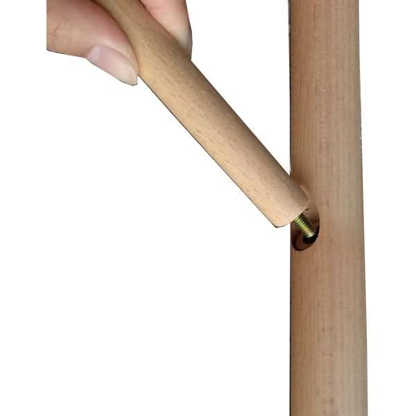 Garderobenständer Mikado 8 Kleiderhaken buche