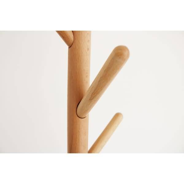 Garderobenständer Mikado 8 Kleiderhaken buche