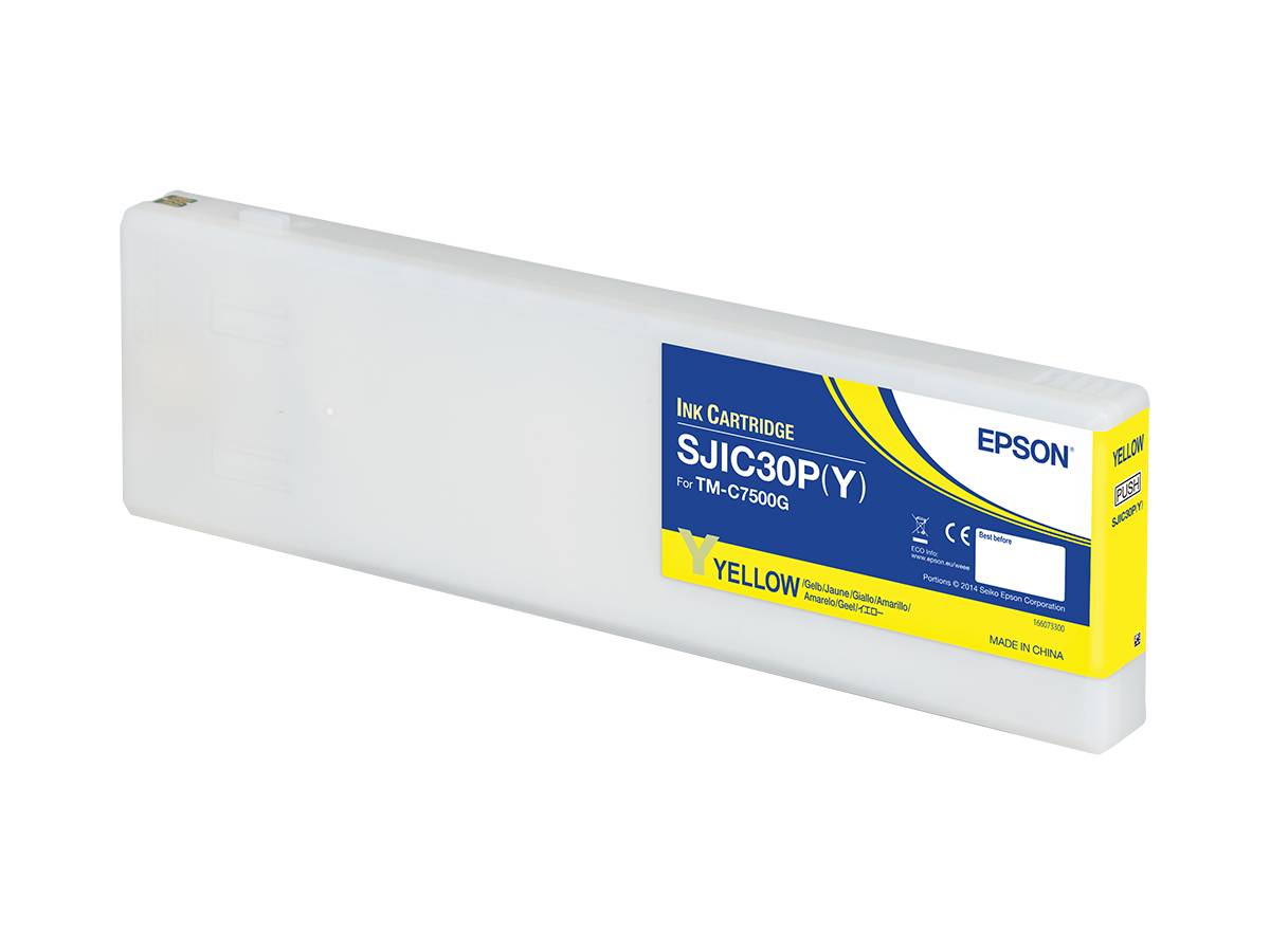 Epson Gelbtinte-Patrone, mit der Bezeichnung „SJIC30P(Y)