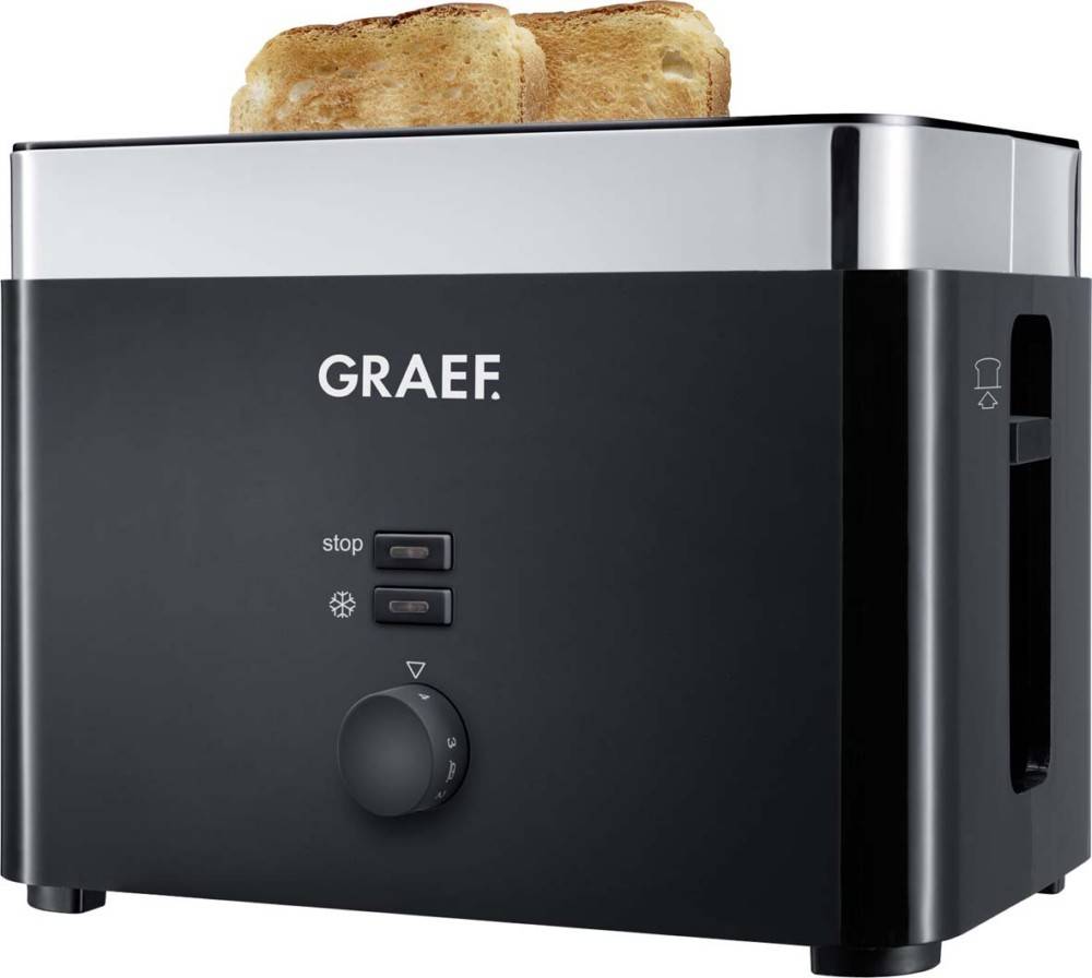 4 Stk. Graef Toaster TO62EU sw
