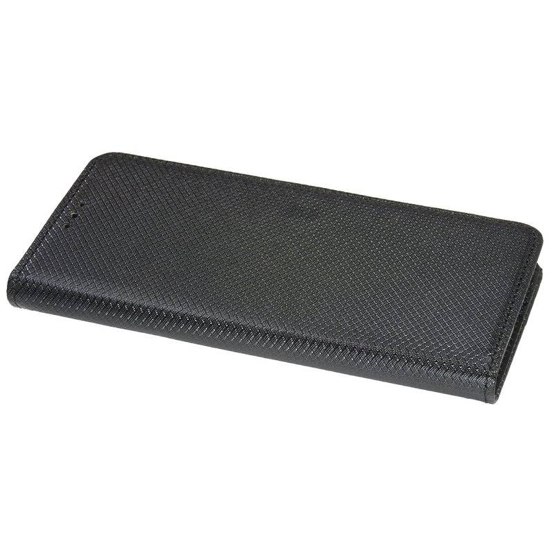 cofi1453® Buch Tasche "Smart" kompatibel mit LG K30 (2019) Handy Hülle Etui Brieftasche Schutzhülle mit Standfunktion, Kartenfach Schwarz