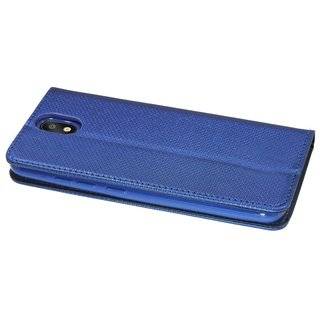 cofi1453® Buch Tasche "Smart" kompatibel mit LG K30 (2019) Handy Hülle Etui Brieftasche Schutzhülle mit Standfunktion, Kartenfach Blau